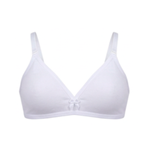 Top con almohadilla blanco