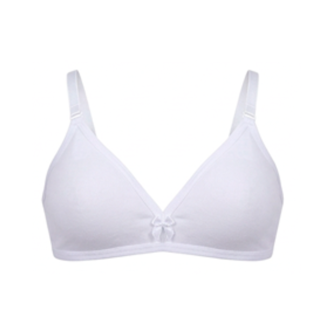 Top con almohadilla blanco