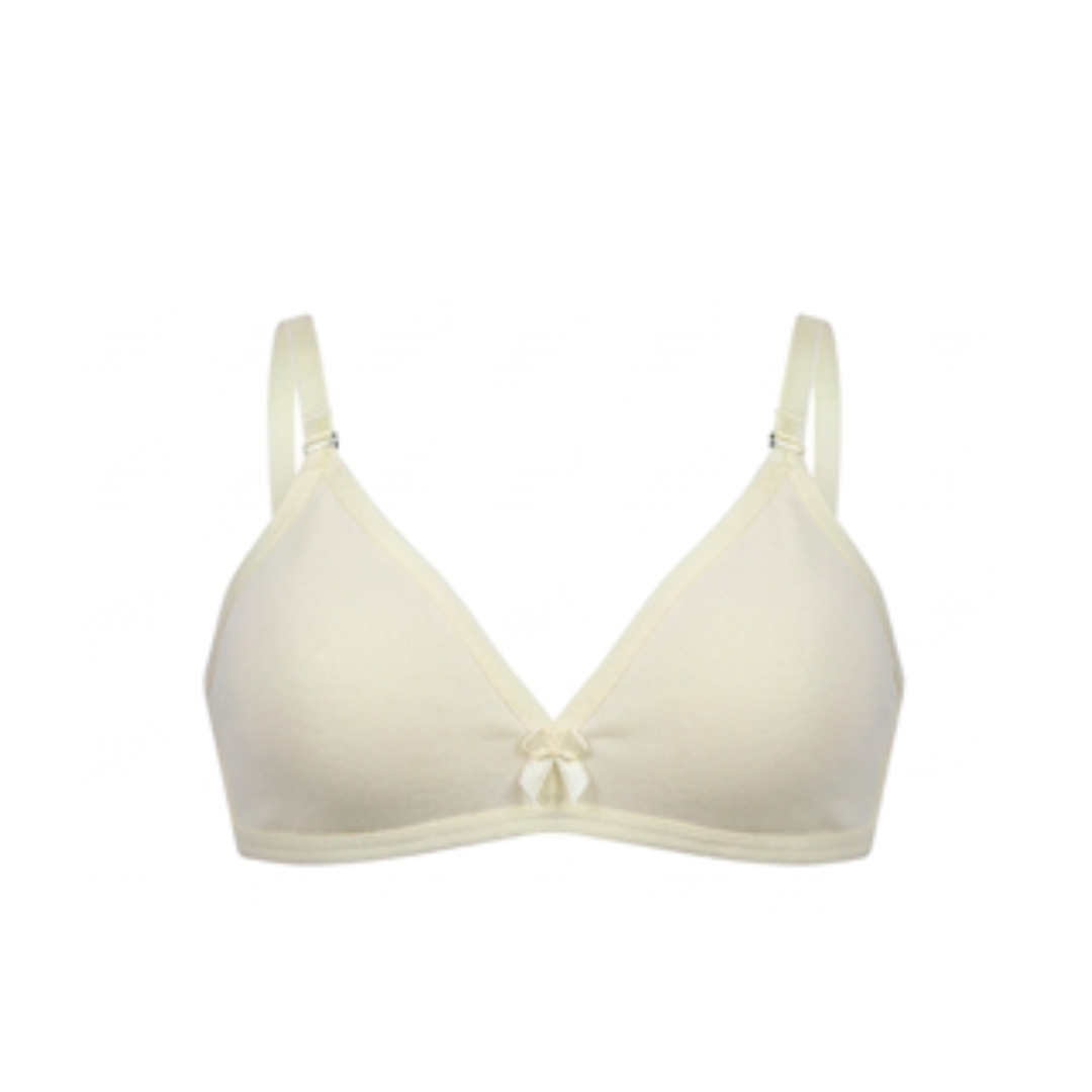Top con almohadilla beige