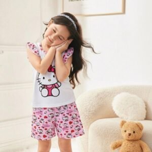 Pijama Short Rosa