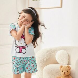 Pijama Short Turquesa